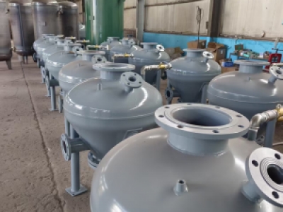 气力输送设备现场安装图片